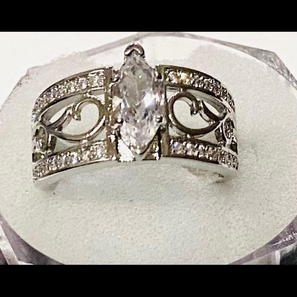 ❤️🎁❤️ Promise ring with White Sapphire 💥💥